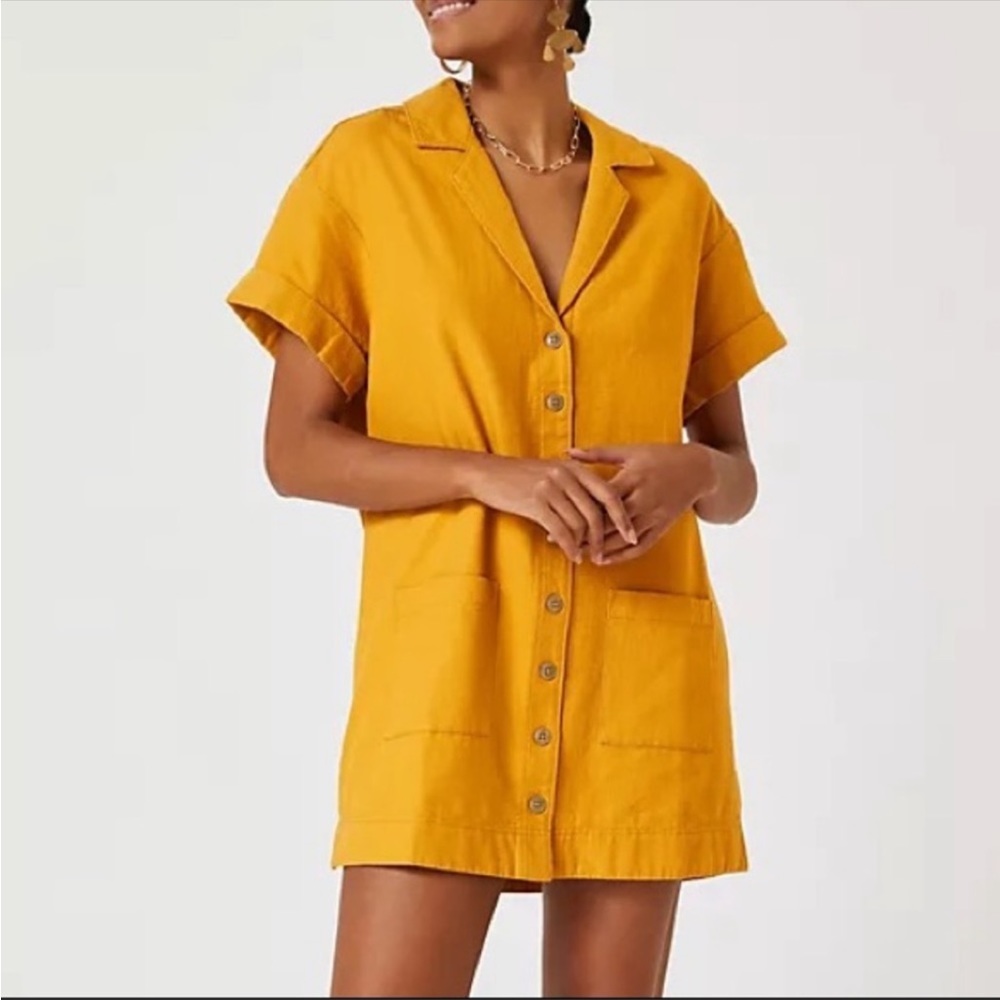 Pilcro Button Down Shirt Dress M